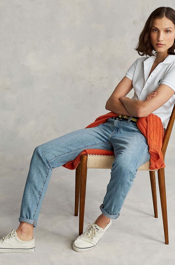 Polo majica Polo Ralph Lauren bijela 211870245001