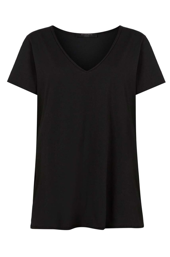 Бавовняна футболка AllSaints WM115P чорний