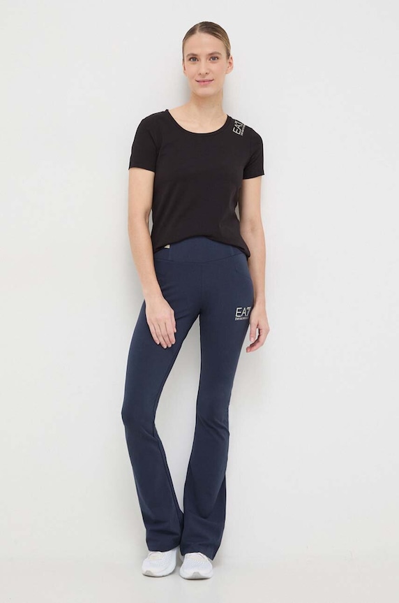 EA7 Emporio Armani tricou 8NTT50.TJFKZ negru SS24