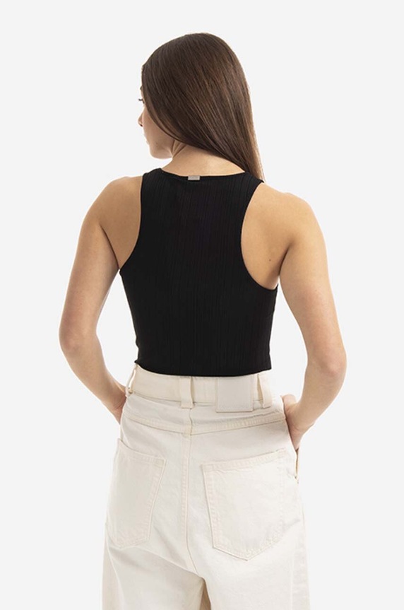 Clothing Tom Wood top Rib Tank Top 22171.999 black
