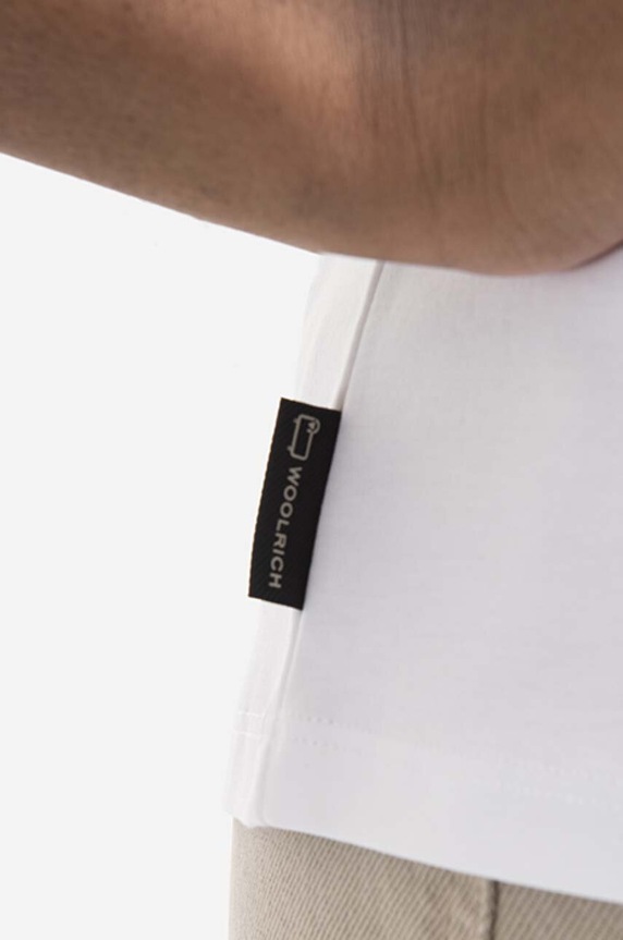 Woolrich cotton T-shirt Logo T-shirt CFWWTE0056FRUT297 CFWWTE0056FRUT2979 white