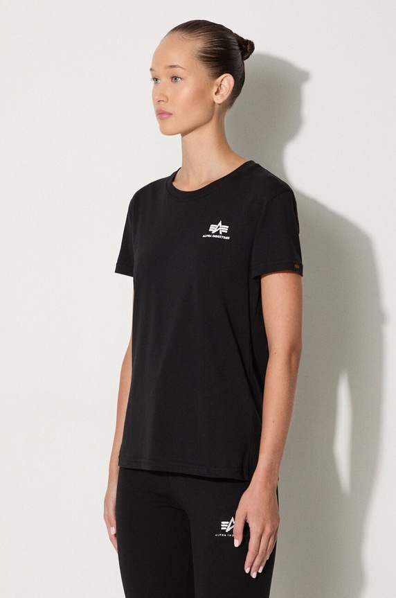 Clothing Alpha Industries cotton T-shirt Basic 196054.03 black