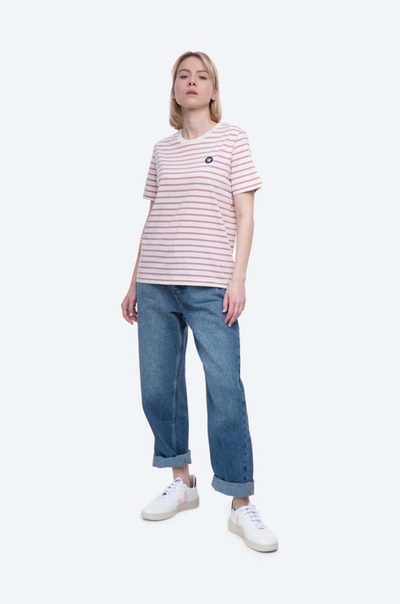 Wood Wood cotton T-shirt Mia T-shirt 10112507.2222 beige AA00