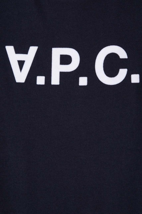 A.P.C. cotton T-shirt VPC Colour COBQX.F26944 navy