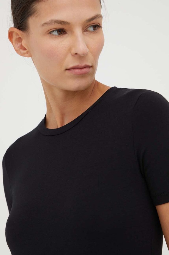 Odzież Samsoe Samsoe t-shirt ESTER F00012121 czarny