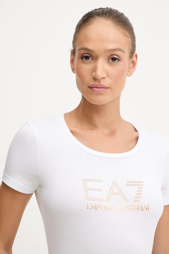 EA7 Emporio Armani tricou alb 8NTT67.TJDQZ