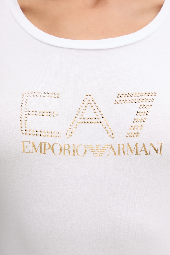 EA7 Emporio Armani tricou 8NTT67.TJDQZ alb