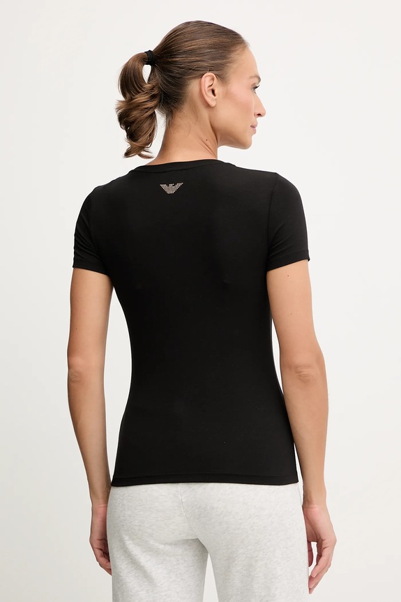 EA7 Emporio Armani t-shirt 8NTT67.TJDQZ czarny SS26