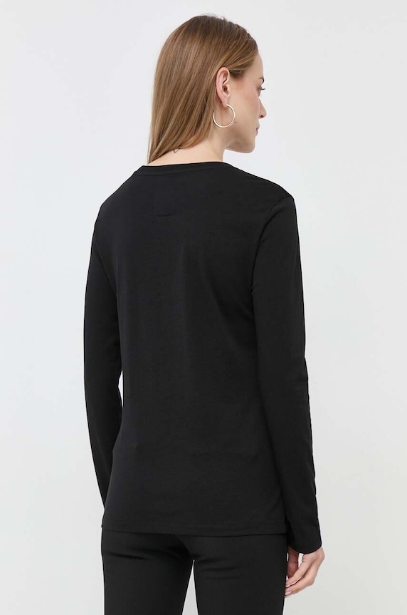 Odzież Armani Exchange longsleeve bawełniany 8NYTLX.YJG3Z.NOS czarny