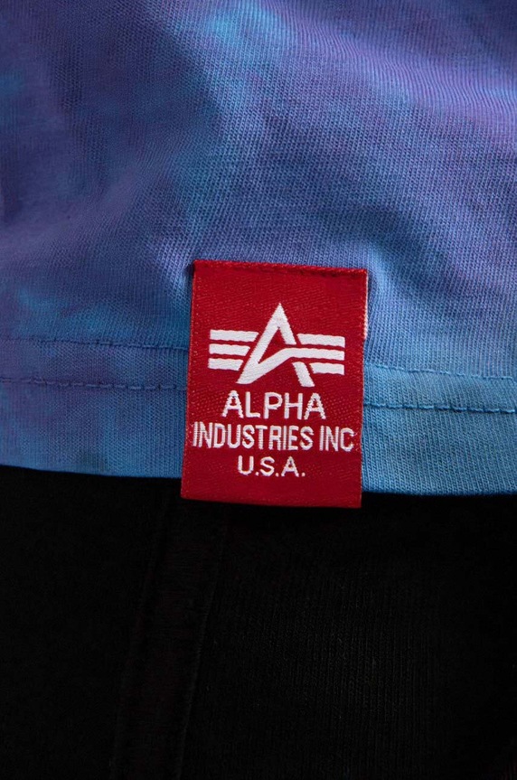 Alpha Industries cotton t-shirt 116083.551 navy