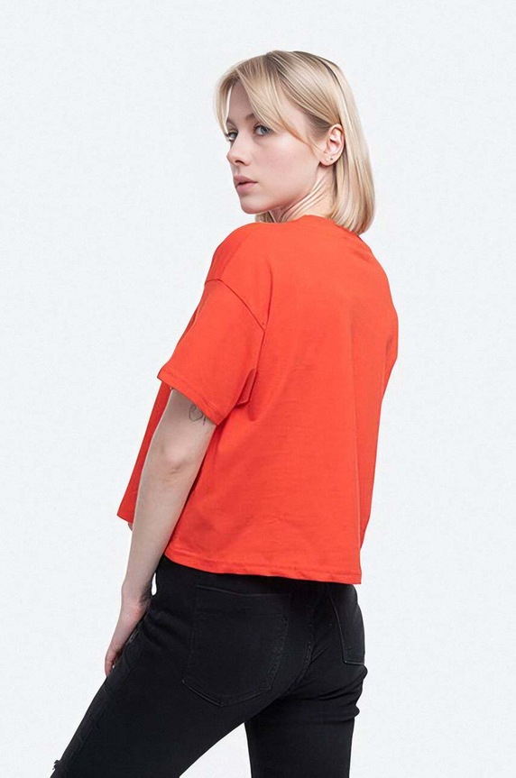 Ρούχα Βαμβακερό μπλουζάκι Alpha Industries Basic Tee COS Wmn 116050.577 πορτοκαλί