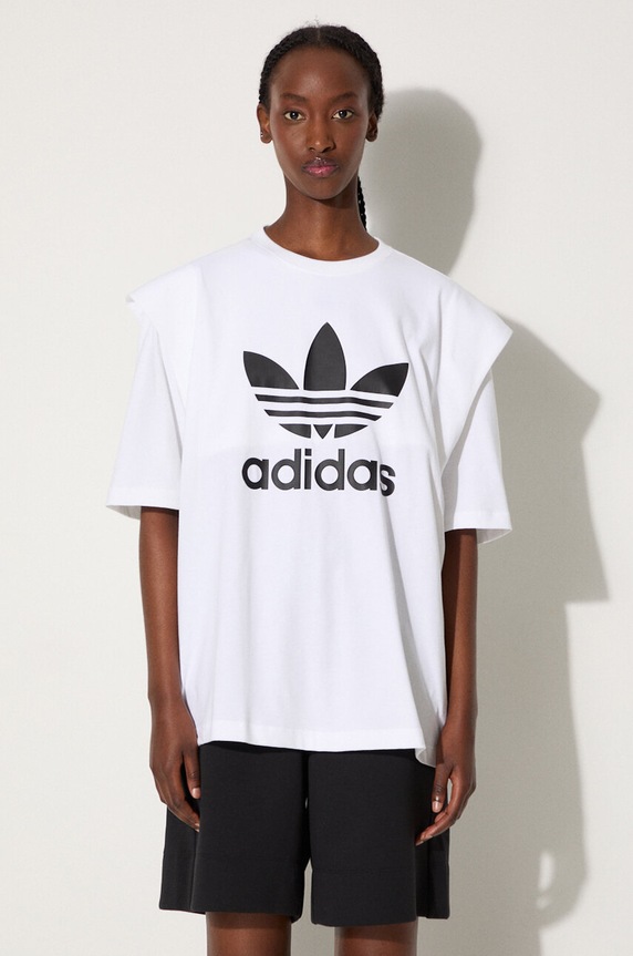 Βαμβακερό μπλουζάκι adidas adidas Originals Tee IC8806 IC8806 λευκό SS23
