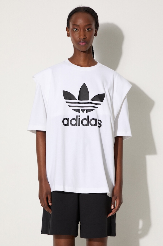 Βαμβακερό μπλουζάκι adidas adidas Originals Tee IC8806 IC8806 λευκό SS23