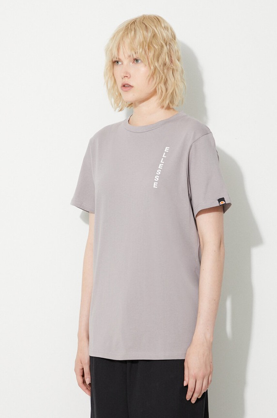 Ellesse t-shirt bawełniany szary SGR17777