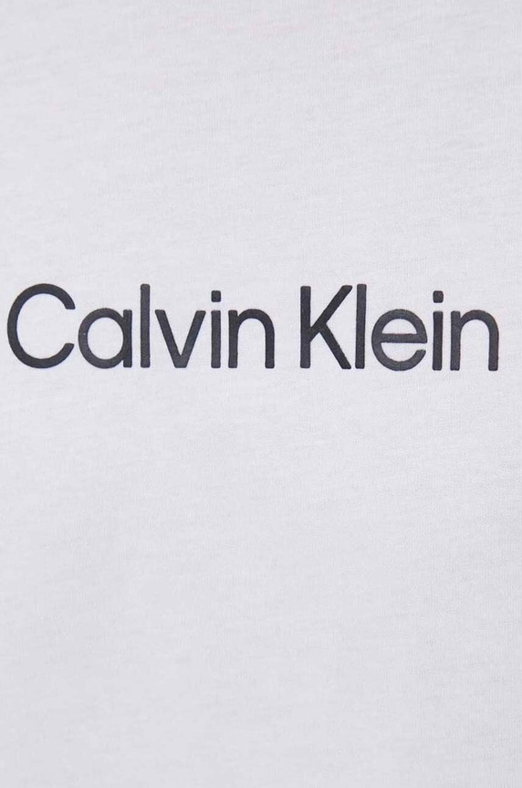 Bavlnené tričko Calvin Klein K20K205448.NOS biela