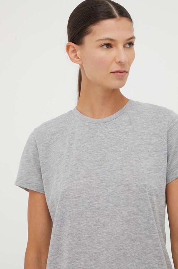 Îmbrăcăminte Samsoe Samsoe tricou din bumbac F00012050 gri