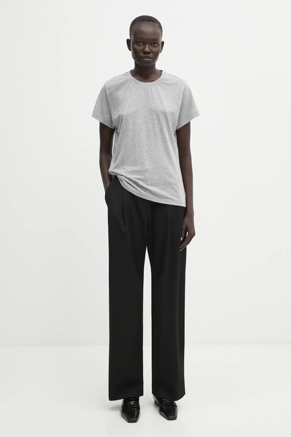 Samsoe Samsoe t-shirt in cotone F00012050 grigio