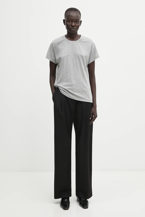 Samsoe Samsoe t-shirt in cotone F00012050 grigio