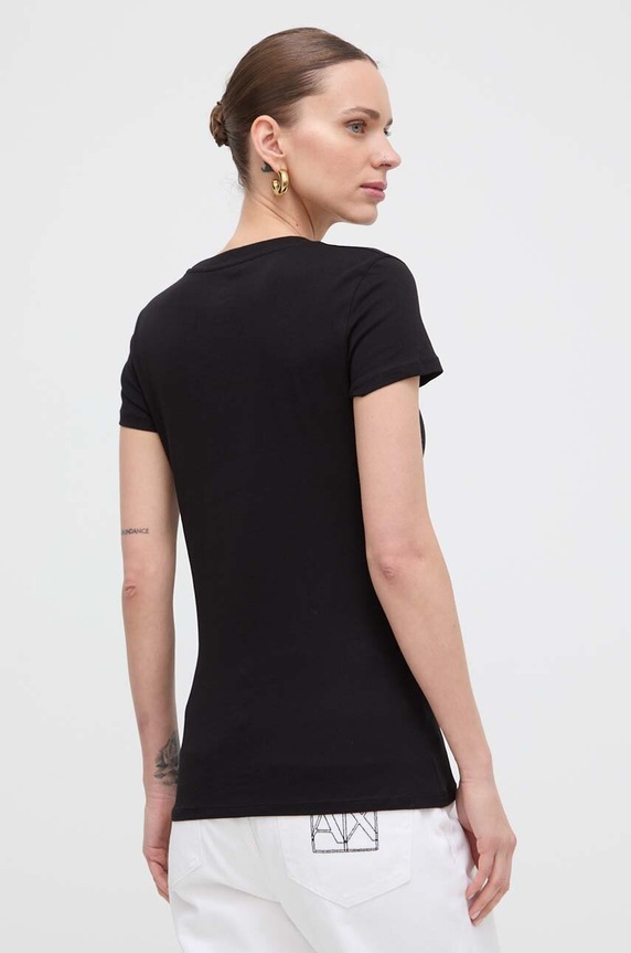 Ruházat Armani Exchange pamut póló 8NYTAB.YJG3Z.NOS fekete