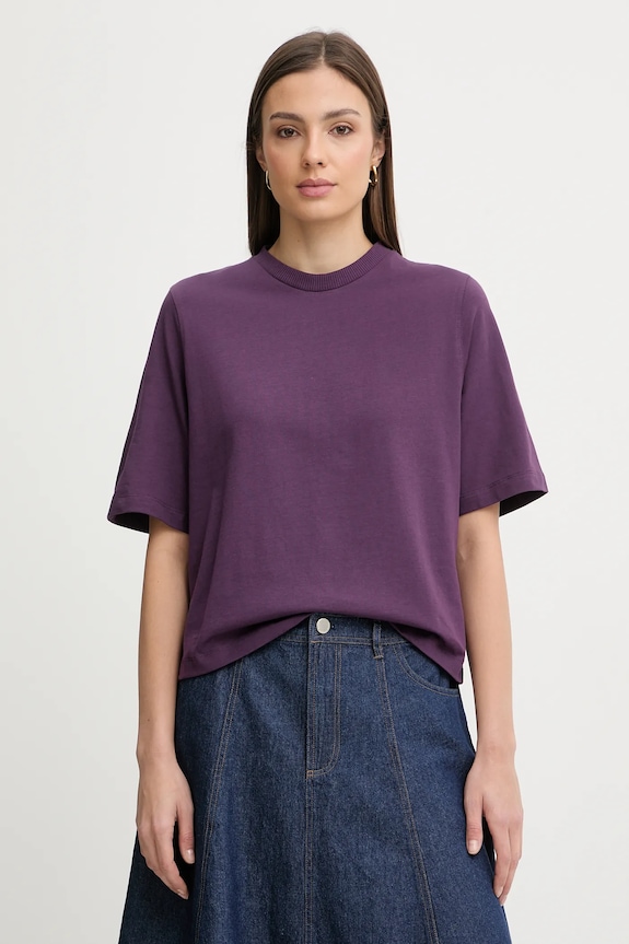 Bavlnené tričko United Colors of Benetton fialová 3BL0E17G5