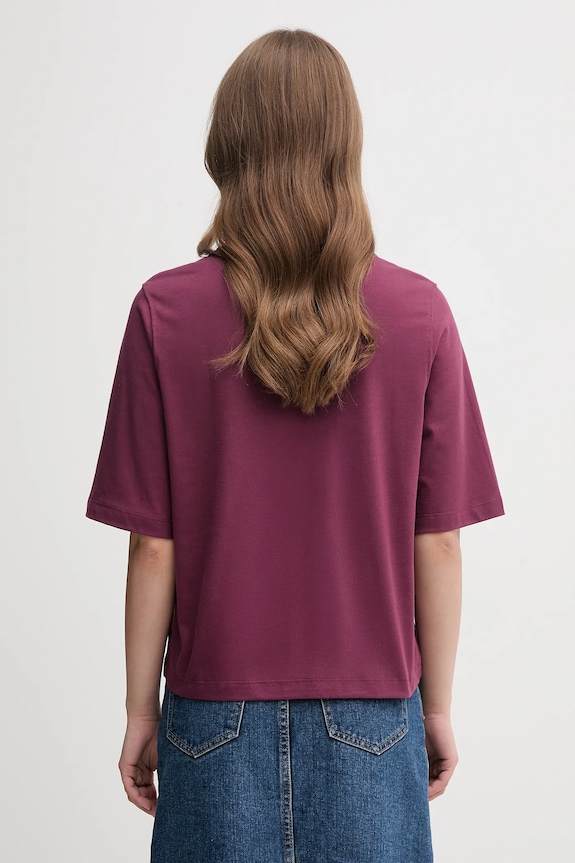 Oblečenie Bavlnené tričko United Colors of Benetton 3BL0E17G5 fialová