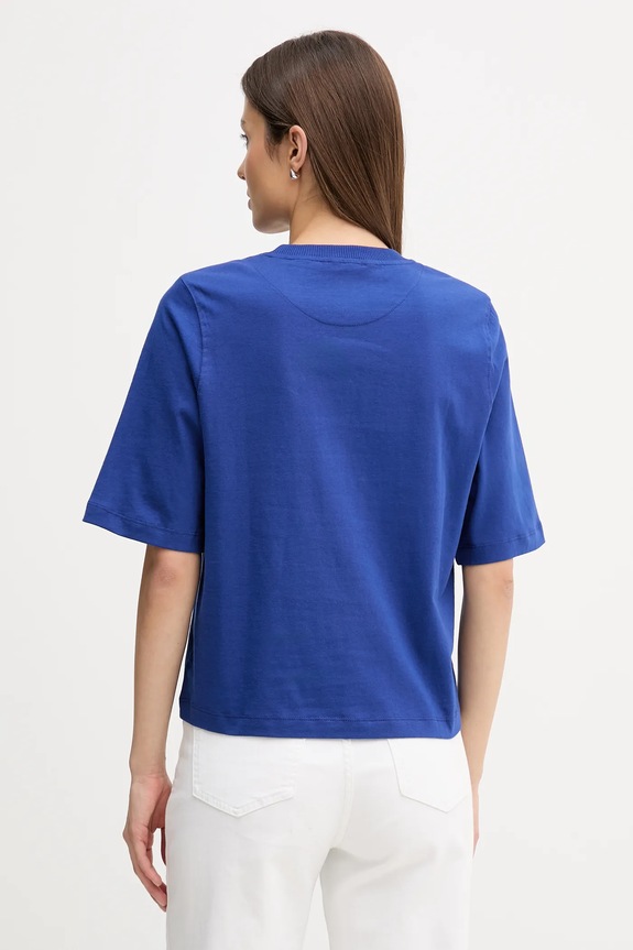 Oblečenie Bavlnené tričko United Colors of Benetton 3BL0E17G5 modrá