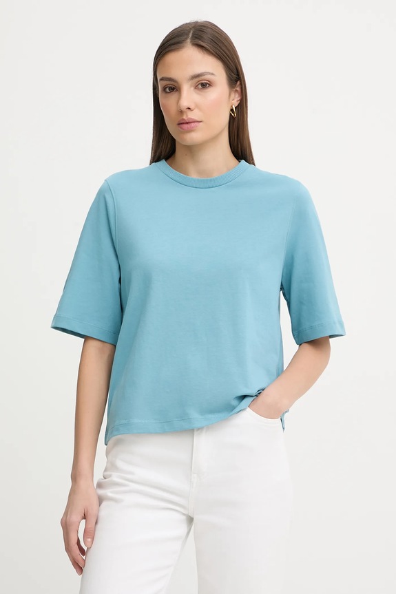 Bavlnené tričko United Colors of Benetton modrá 3BL0E17G5