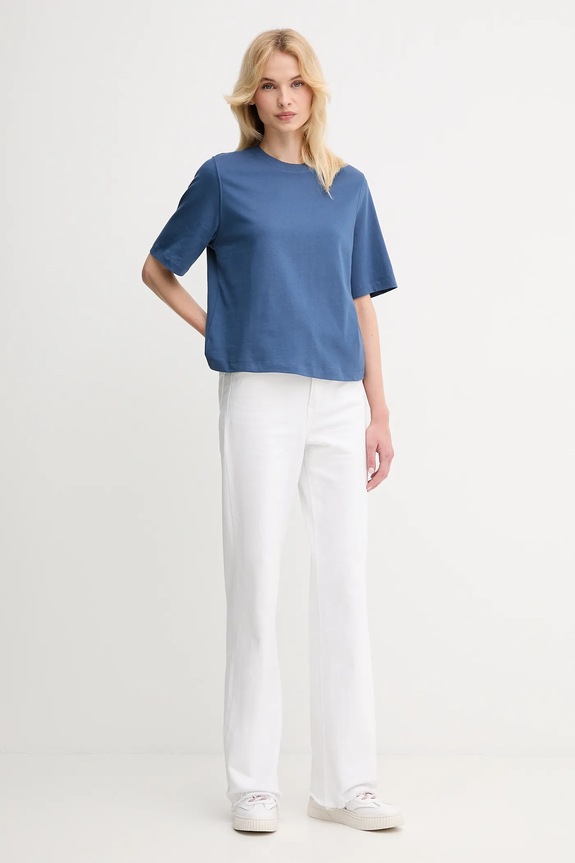 Βαμβακερό μπλουζάκι United Colors of Benetton 3BL0E17G5 μπλε AA00