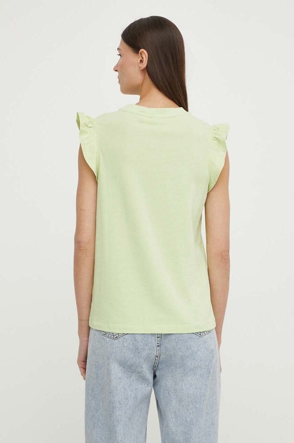 Ρούχα Βαμβακερό μπλουζάκι Marc O'Polo M43232850063 πράσινο