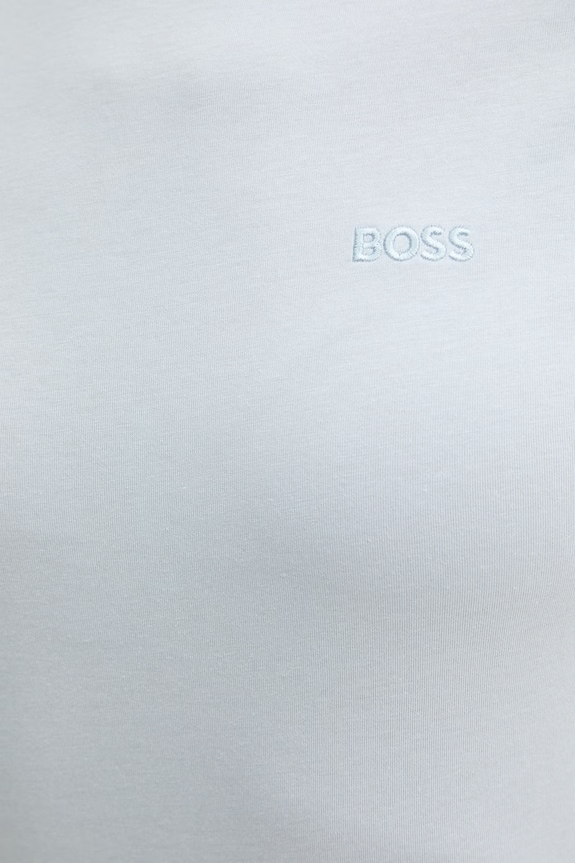 BOSS Orange basic tričko dámske bavlnené C Esogo 1 50506973 modrá