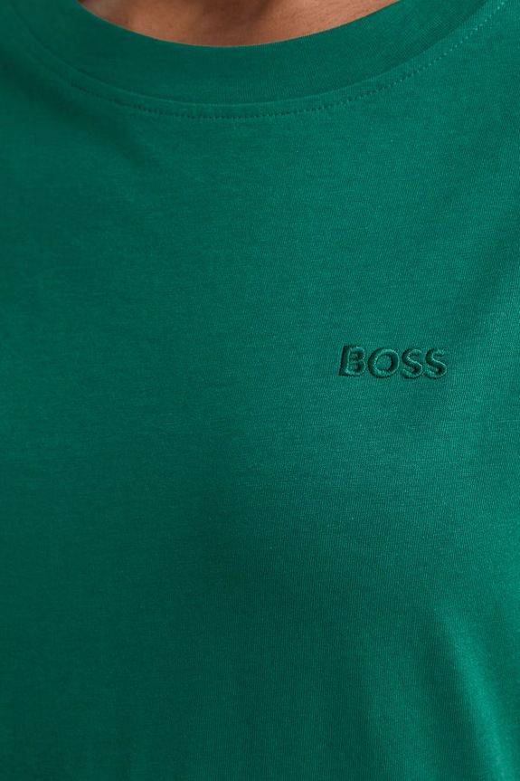 BOSS Orange basic tričko dámske bavlnené C Esogo 1 50506973 zelená