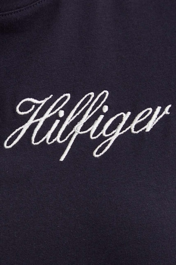 Tommy Hilfiger tricou din bumbac bleumarin WW0WW43459