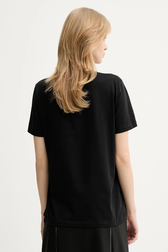 Oblečenie Bavlnené tričko MSGM 2000MDM510.200002 čierna