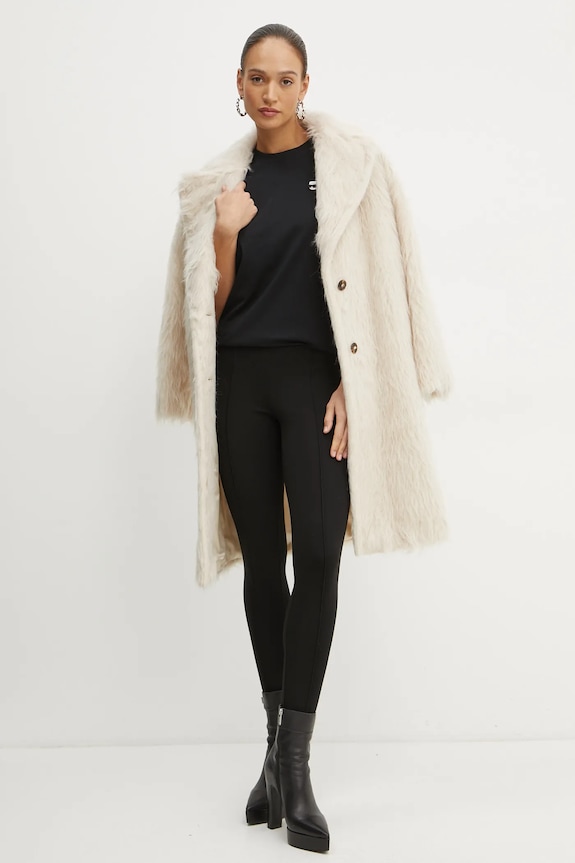 Βαμβακερό μπλουζάκι Karl Lagerfeld IKON A1W17025 μαύρο SS25
