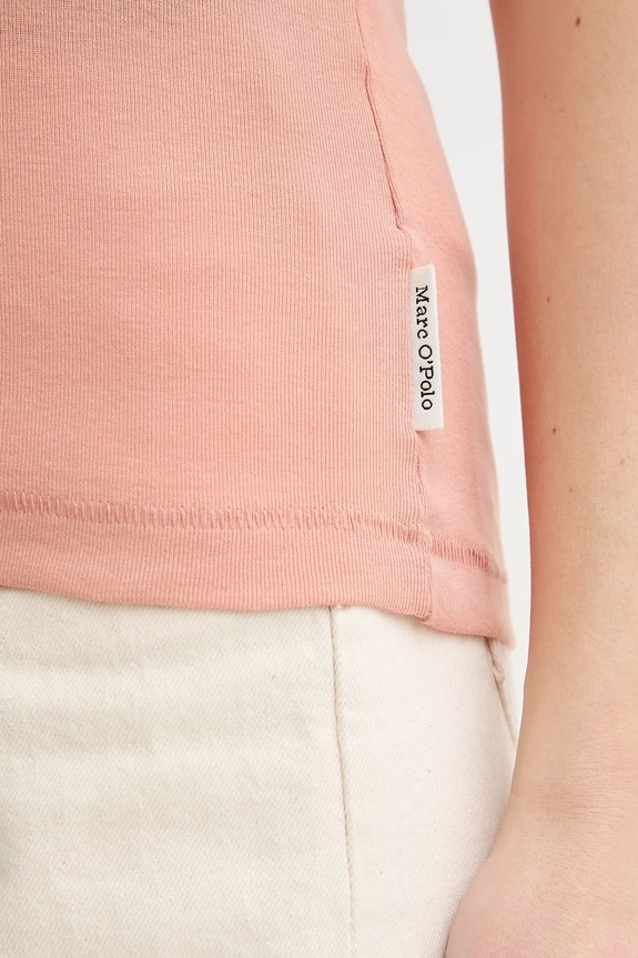 Pamučni top Marc O'Polo M03211250011 narančasta