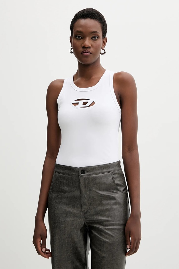 Diesel top T-LYNYS-OD TANK TOP aplikacja biały A15703.0AFAA