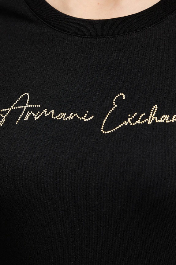 Armani Exchange t-shirt bawełniany XW001457.AF10356.NOS czarny