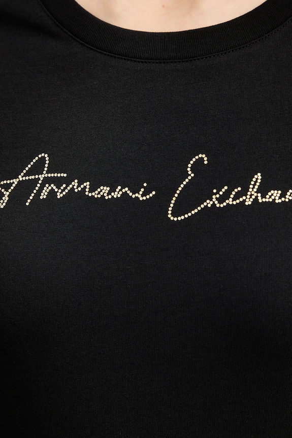 Armani Exchange t-shirt bawełniany XW001457.AF10356.NOS czarny