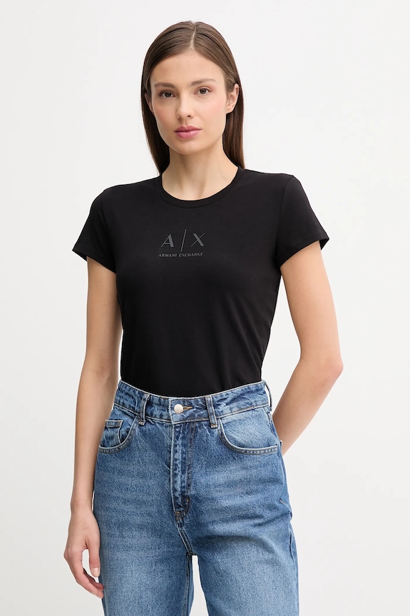 Футболка Armani Exchange slim чорний XW001458.AF16294.NOS