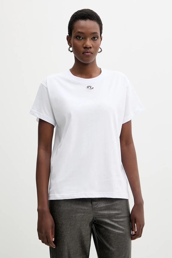 Diesel tricou T-MAREY uni alb A17736.0NIAX