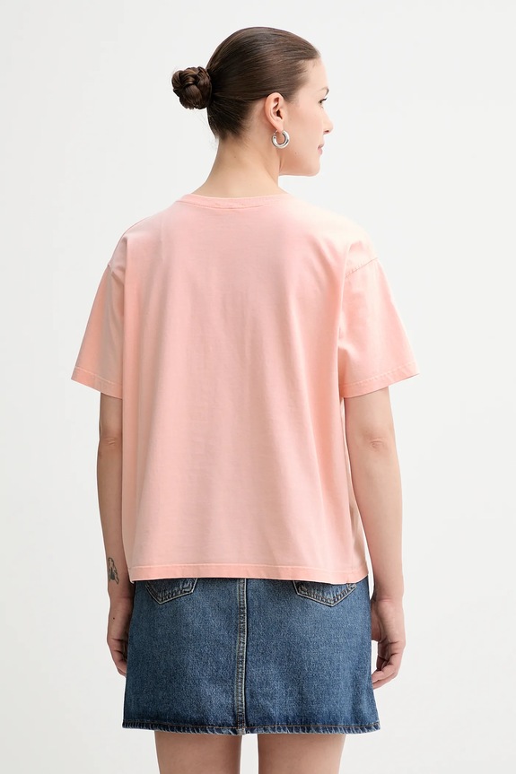 Ρούχα Βαμβακερό μπλουζάκι American Vintage FIZ02A ροζ