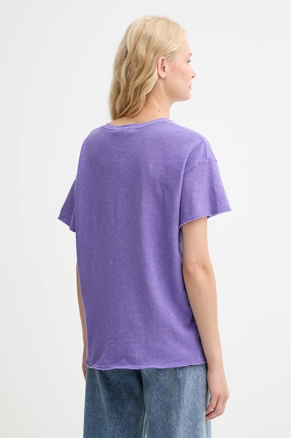 Îmbrăcăminte American Vintage tricou din bumbac SON02FG violet