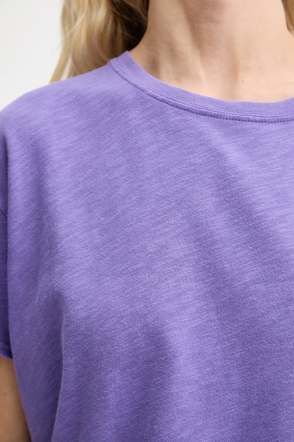 American Vintage tricou din bumbac SON02FG violet