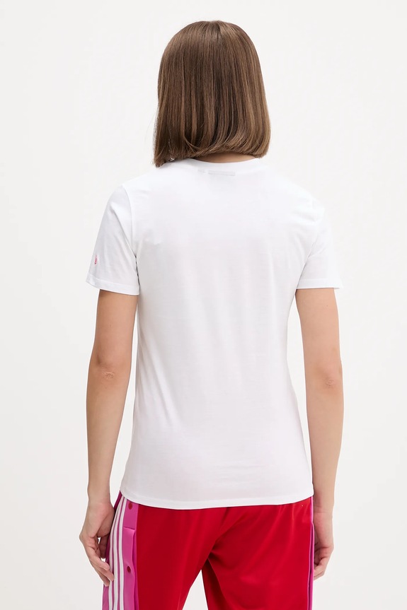 Ρούχα Βαμβακερό μπλουζάκι New Era 60684403 λευκό