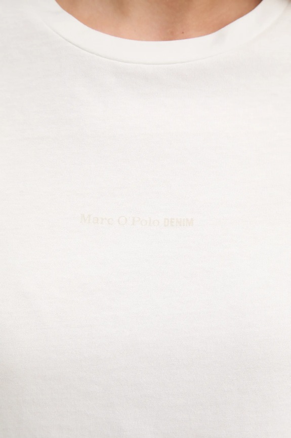 Marc O'Polo tricou pentru femei din bumbac bej 5000006276