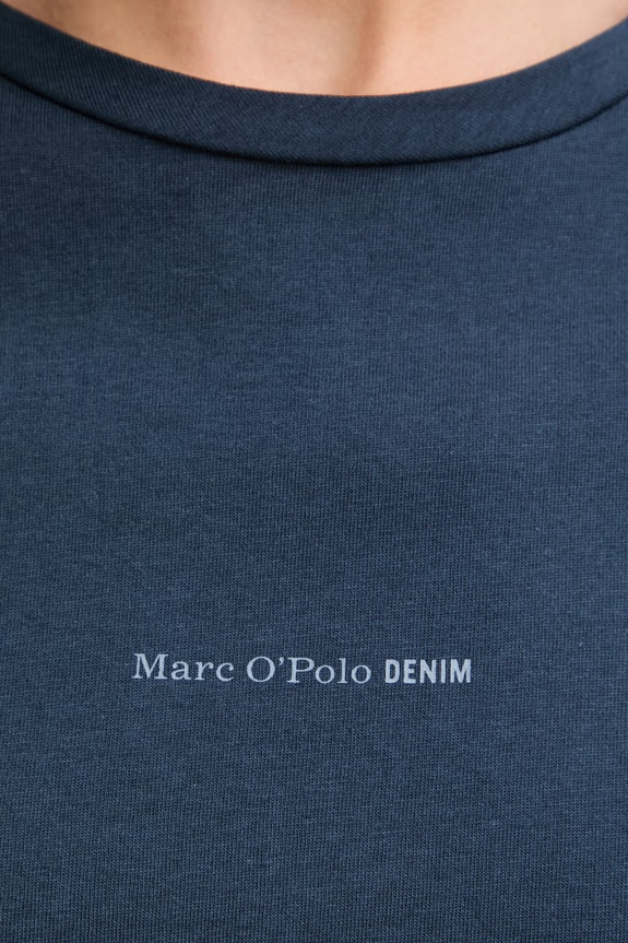 Marc O'Polo T-shirt damski bawełniany 5000006276 granatowy