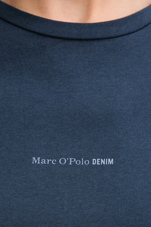 Marc O'Polo T-shirt damski bawełniany 5000006276 granatowy