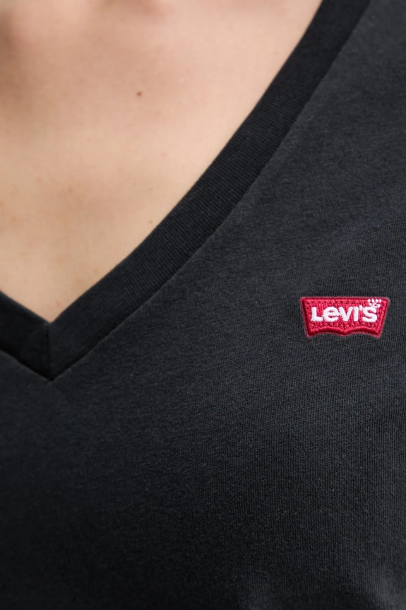Levi's t-shirt bawełniany PERFECT VNECK 2-pack 004AN