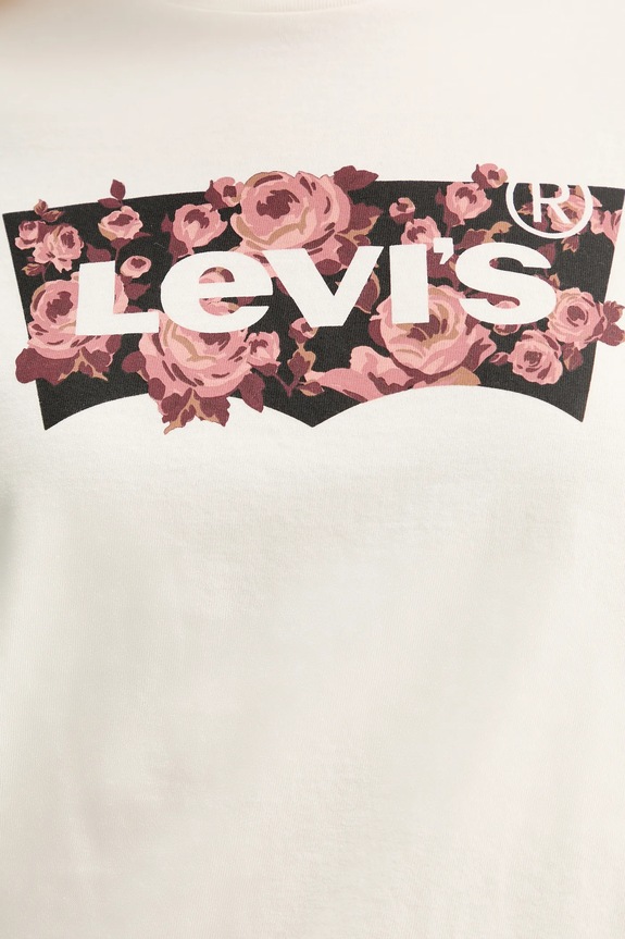 Bavlněné tričko Levi's THE PERFECT TEE 17369.3189 béžová