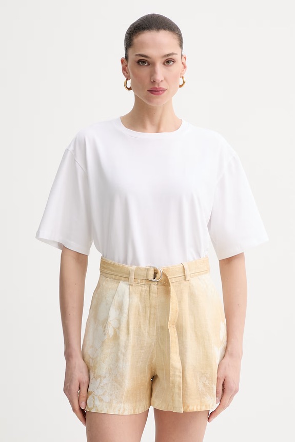 Gestuz t-shirt damski biały 10910960